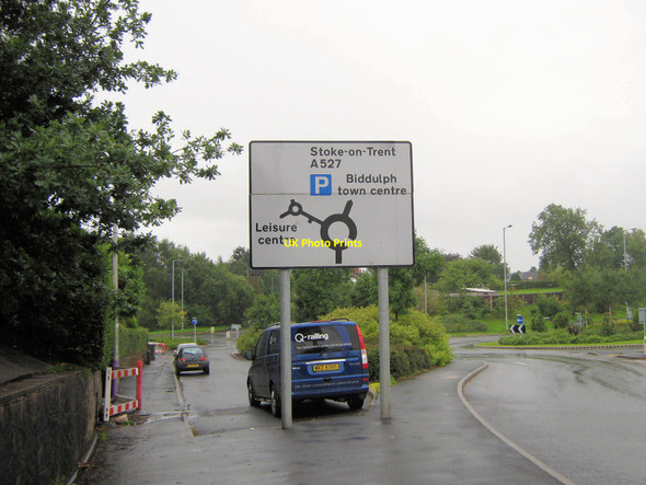 Photo 6"x4" Section of the old Congleton Road Biddulph c2010