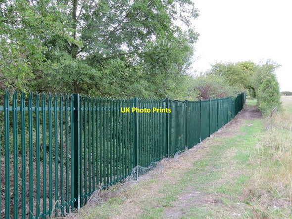 Photo 6"x4" The new fence Cholsey c2010
