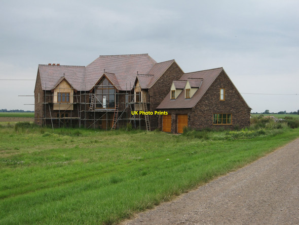 Photo 6"x4" New house on Laddus Fen Upwell c2010