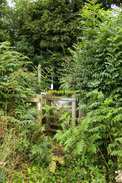 Photo 6"x4" Kissing gate on the footpath Studley Green\/SU7995 c2010
