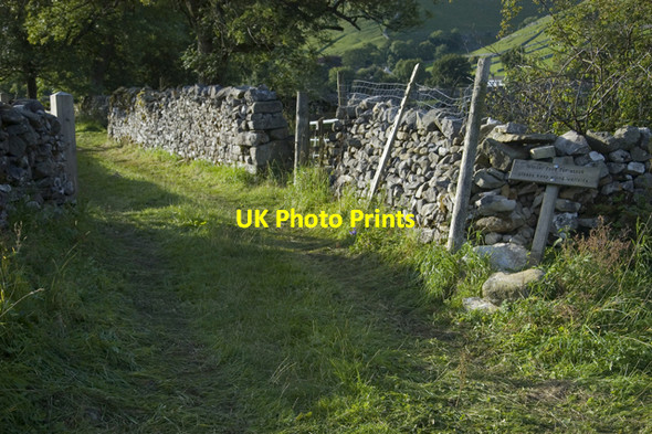 Photo 6"x4" Footpath to Litton Litton\/SD9074 c2010