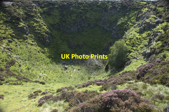 Photo 6"x4" Shakehole, Old Cote Moor Arncliffe c2010