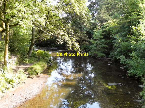 Photo 6"x4" River Ogden, Helmshore Ewood Bridge c2010