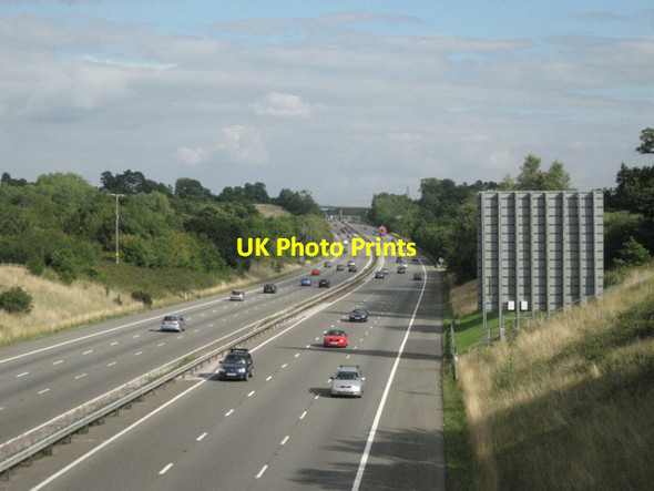 Photo 6"x4" M40 southeast of Tapster Lane bridge Lapworth c2010