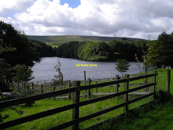 Photo 6"x4" Rishworth - Ryburn Reservoir Pike End c2004