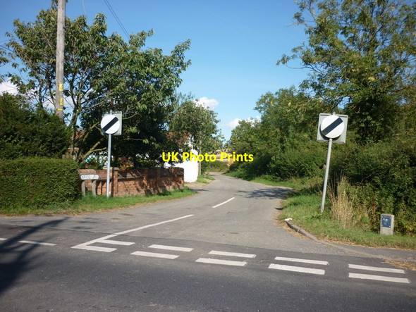 Photo 6"x4" Brick Lane from East Halton Road North Killingholme c2010
