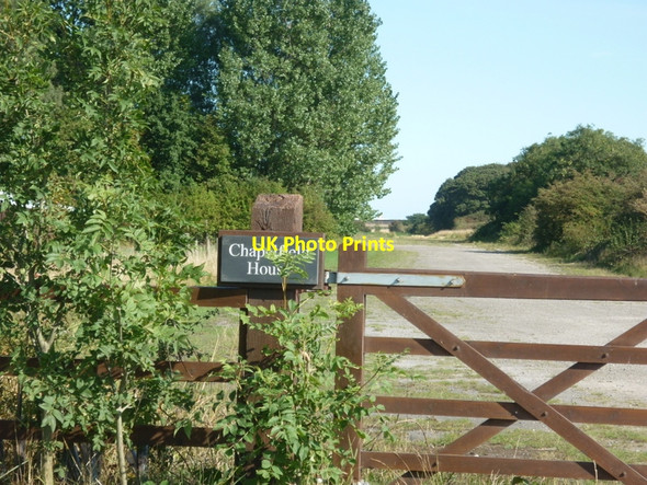 Photo 6"x4" The sign for Chapel Field House, Goxhill South End\/TA1120 c2010