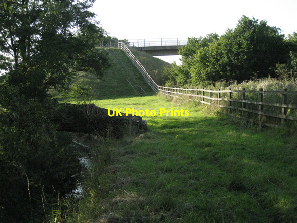 Photo 6"x4" Nearing an M40 overbridge beside Tapster Brook. Lapworth c2010