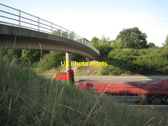 Photo 6"x4" M40 overbridge south of Lapworth Lapworth c2010