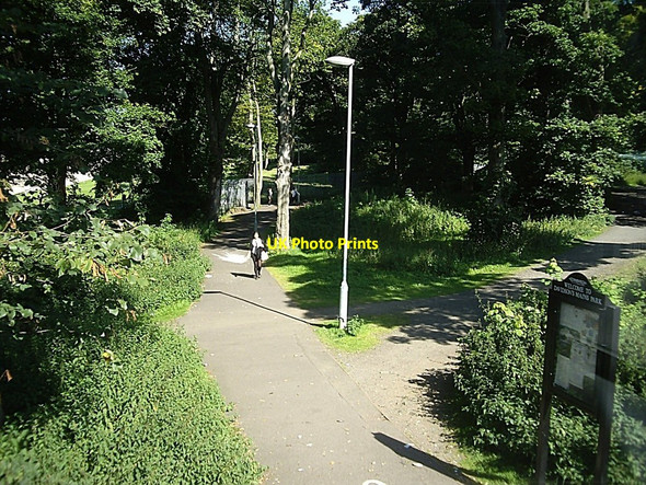 Photo 6"x4" A pedestrian entrance to Davidson's Mains Park Davidson's Mains c2010