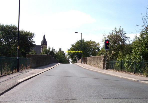 Photo 6"x4" Ince Green Lane bridges the Wigan Manchester railway Ince in Makerfield c2010