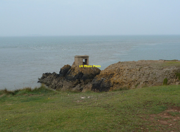 Photo 6"x4" The western tip of Brean Down Brean c2010