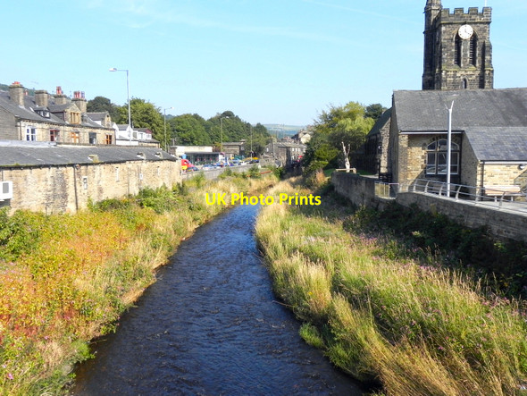 Photo 6"x4" River Calder, Mytholmroyd Hoo Hole c2010