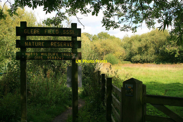 Photo 6"x4" Sign for Glebe Field Nature Reserve Beeston\/SK5236 c2010