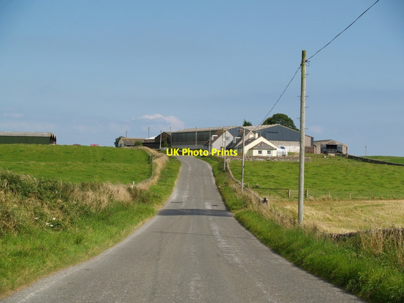 Photo 6"x4" Old Military Road towards Blackerne Farm Castle Douglas c2010
