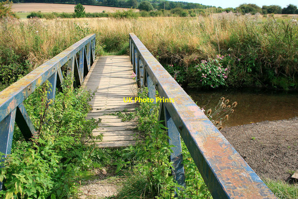Photo 6"x4" Footbridge over the River Erewash Heanor c2010