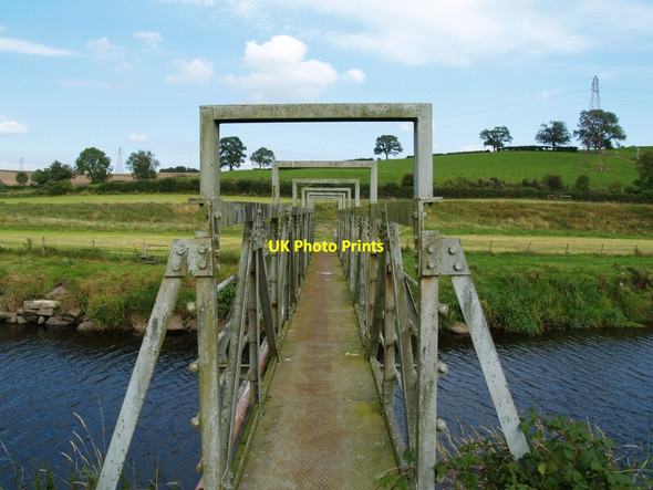 Photo 6"x4" Footbridge over River Urr Hardgate\/NX8166 c2010