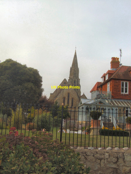 Photo 6"x4" St Saviour's on the cliff church Shanklin c2010