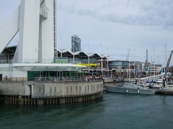 Photo 6"x4" Gunwharf Quay - Harbour side Newtown\/SZ6199 c2010