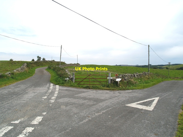 Photo 6"x4" Road Junction for Corse Farm Balmaclellan c2010