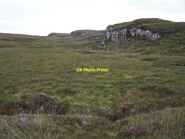 Photo 6"x4" Craggy moorland west of Suladale Suledale c2010
