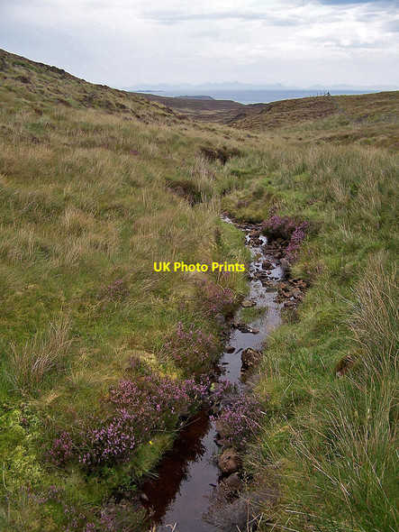 Photo 6"x4" Burn in the moor Suledale c2010