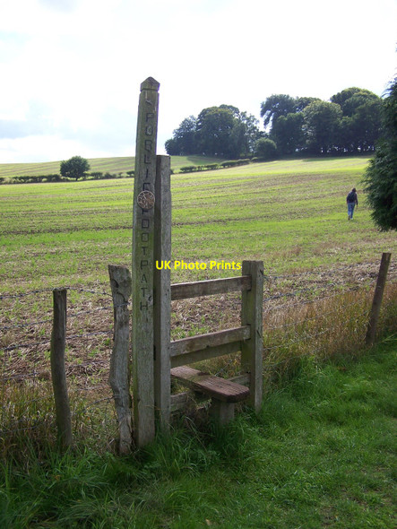 Photo 6"x4" Footpath To Etching Hill Rugeley c2010
