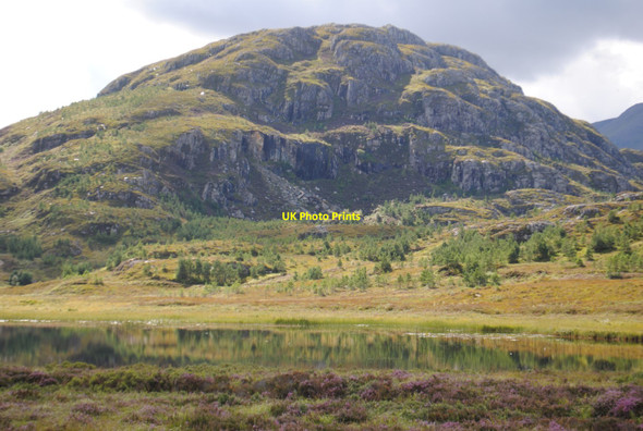 Photo 6"x4" Am Feur-Loch with Meall a Ghlas-leothaid in the background Meall a' Ghlas-Leothaid c2010