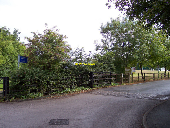 Photo 6"x4" The entrance to Pickering's Pasture and Trans Pennine Trail Hale Bank c2010