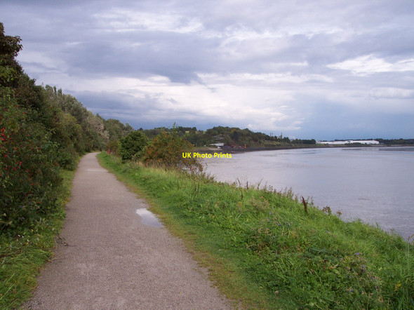 Photo 6"x4" The Trans Pennine Trail at Hale Bank Widnes c2010