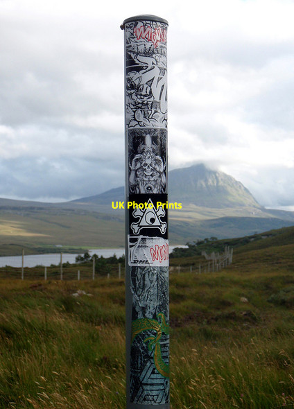 Photo 6"x4" Stickers on Hope Loch a' Gharbh-bhaid c2010