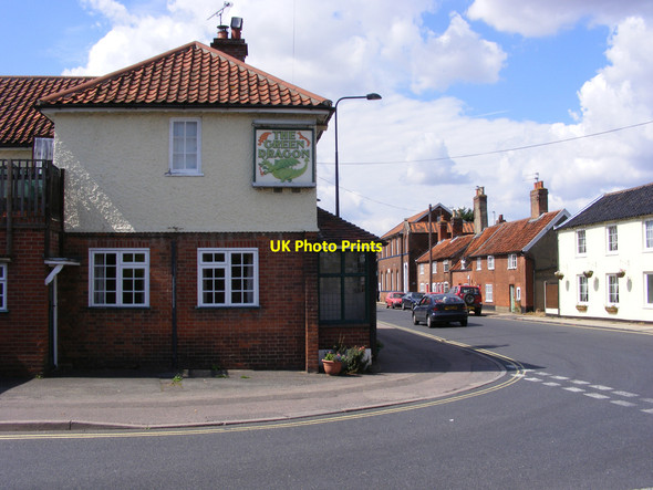 Photo 6"x4" Junction of Popson Street and Broad Street Bungay c2010