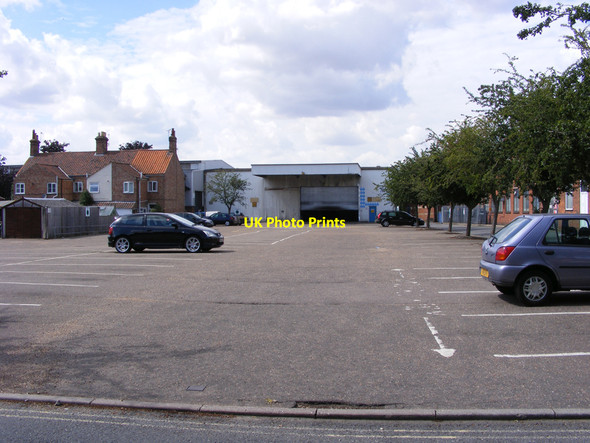 Photo 6"x4" Clays Ltd car park Bungay c2010