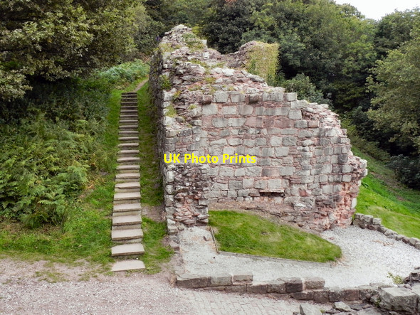 Photo 6"x4" Beeston Castle Outer Curtain Wall Beeston\/SJ5458 c2010