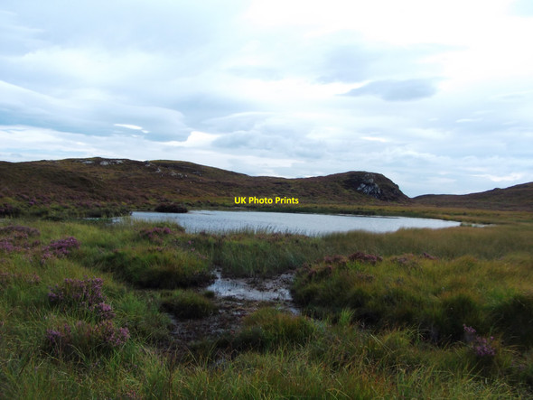 Photo 6"x4" Small lochan on moorland west of  Lochan Fada Beinn a' Chlaonaidh c2010
