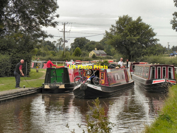Photo 6"x4" Llangollen Canal, Wrenbury Pinsley Green c2010