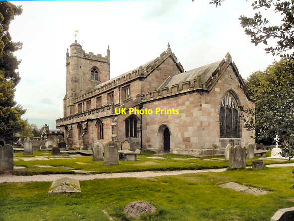 Photo 6"x4" St Margaret's Church, Wrenbury Wrenbury cum Frith c2010