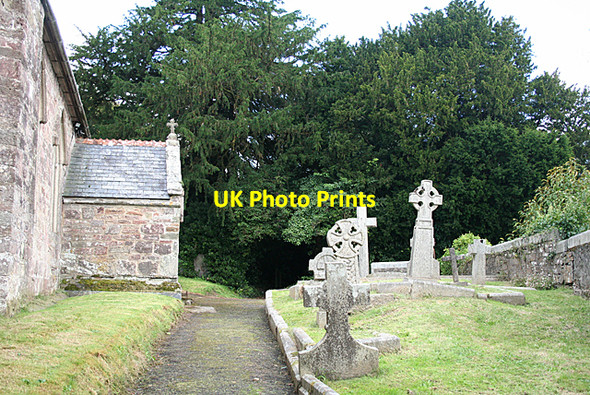 Photo 6"x4" Antony: churchyard Anthony c2010