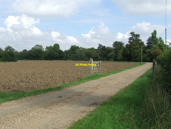 Photo 6"x4" Track To Hempnalls Halls Dandy Corner c2010