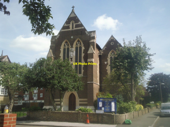 Photo 6"x4" St Barnabas Church, Mitcham Mitcham c2010