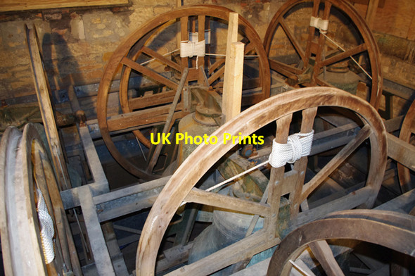 Photo 6"x4" St Peter's RC Cathedral bell chamber Lancaster c2010