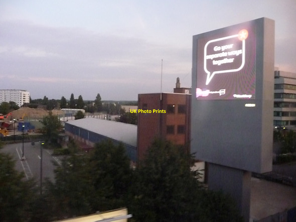 Photo 6"x4" London : Brentford - Advertising Sign Brentford c2010