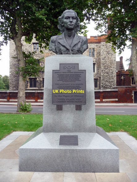 Photo 6"x4" Special Operations Executive Memorial, Albert Embankment, London SE1 Westminster c2010
