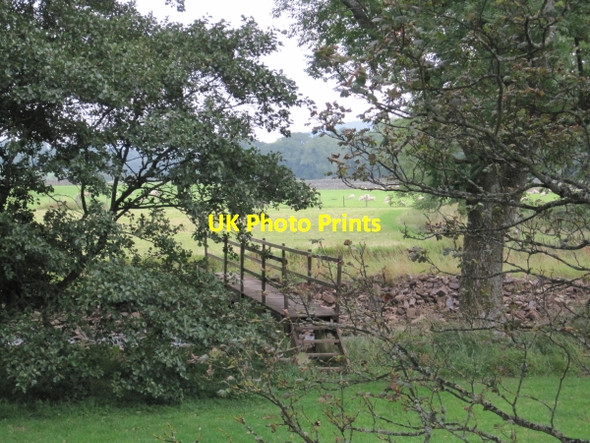 Photo 6"x4" Footbridge over Whitewalls Burn Ouston\/NY7752 c2010