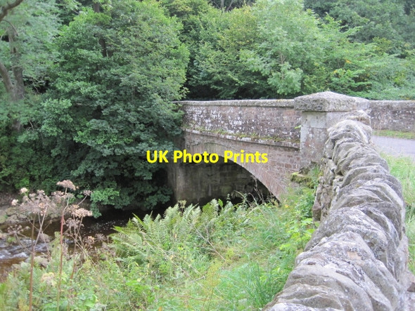 Photo 6"x4" Bridge over River West Allen Ninebanks c2010