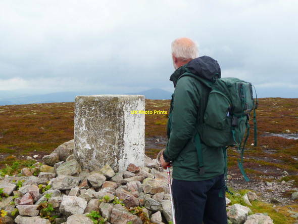 Photo 6"x4" Summit cairn on Ben Aigan Maggieknockater c2010