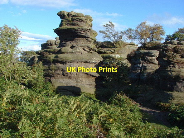 Photo 6"x4" Brimham Rocks Smelthouses c2010