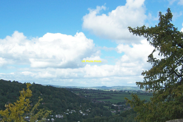 Photo 6"x4" View to Huntsman Hill and beyond, from Yat Rock, near Symonds Yat Great Doward c2010