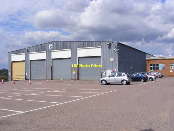 Photo 6"x4" Clays Ltd, car park and warehouse Bungay c2010