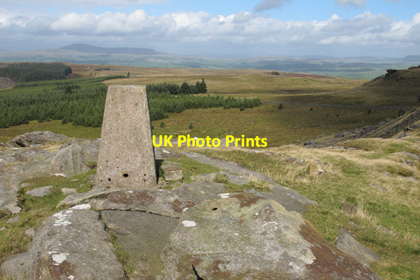 Photo 6"x4" Trig point on Whelp Stone Crag Tosside c2010